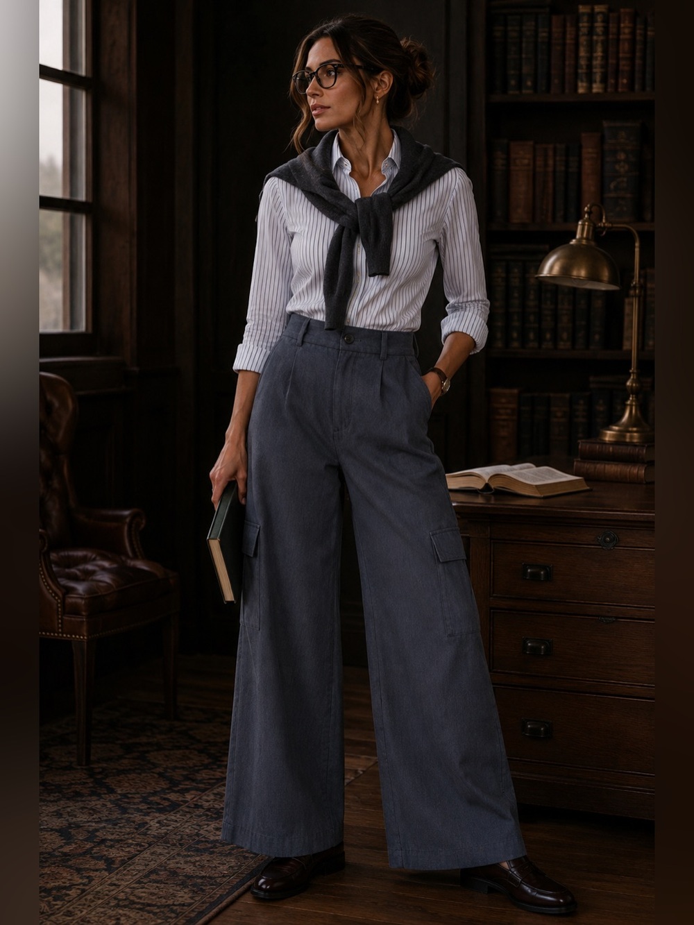 L.A. Hearts Wide Leg Cargo Pants – Gray | Women’s Med | PacSun Office Siren